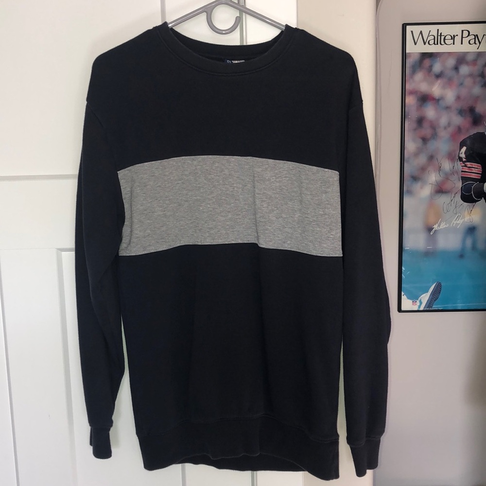 Men's H&M Sweater - Navy & Grey